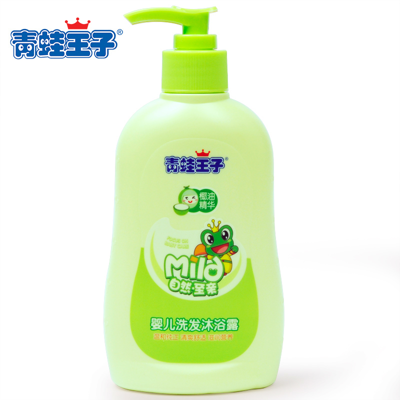 【青蛙王子】婴儿用洗发沐浴露二合一(椰油精华) 310ml 无泪配方
