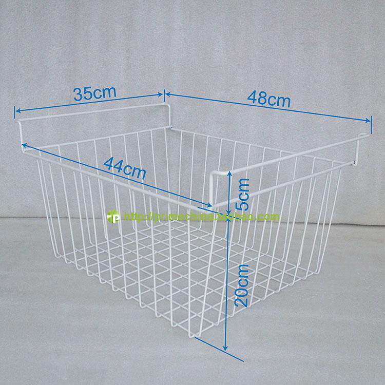 Pija Ice Cabinet Hanging Basket Fridge Basket Metal Containing Basket hardware basket set for 48x35x25cm