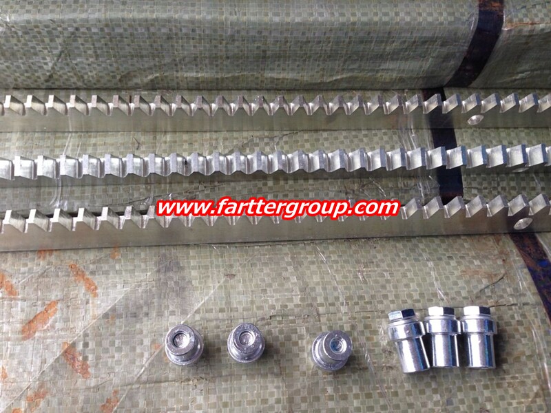 Flat door tooth strip gate motor steel steel plated gear strip galvanized gear strip four mode transmission piece open door accessories