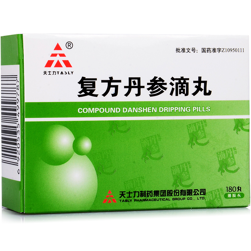 TASLY/天士力 复方丹参滴丸 27mg*180丸*1瓶/盒