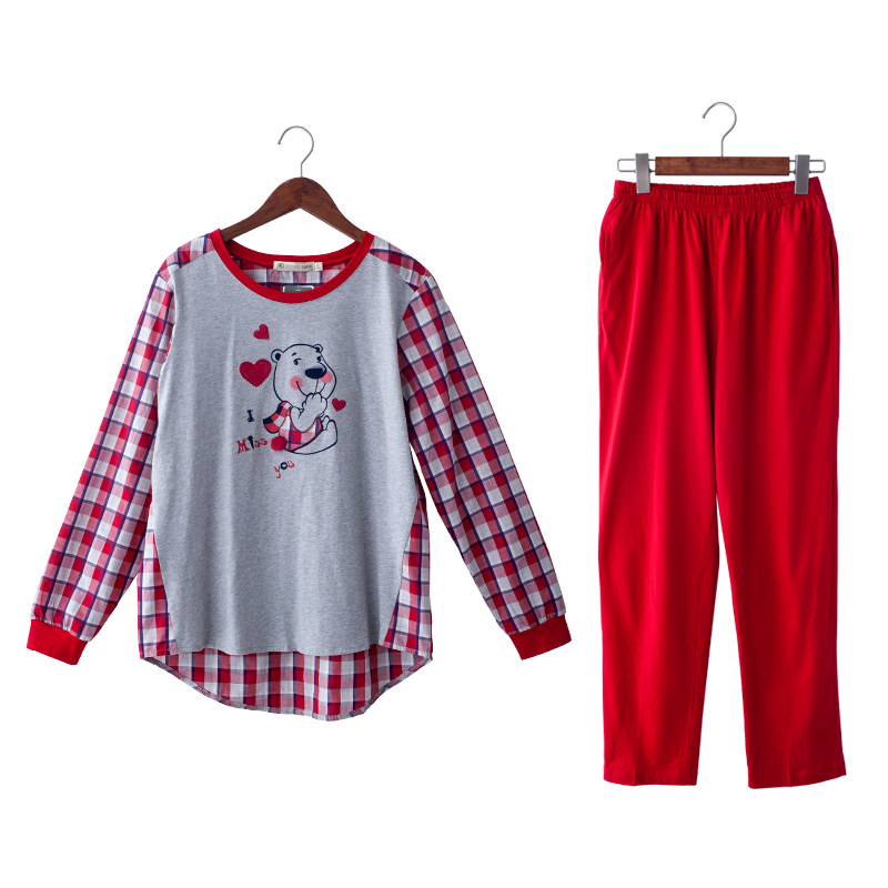 Pyjama mixte en Coton à manches longues - Ref 3005404 Image 3