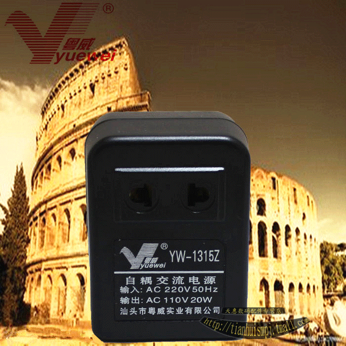 220V转110V 110V转220V纯铜双向互转变压器 电动牙刷电话机相机用
