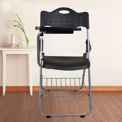 Factory direct export breathable health folding training chair with writing board table and chair integrated student thickened conference chair