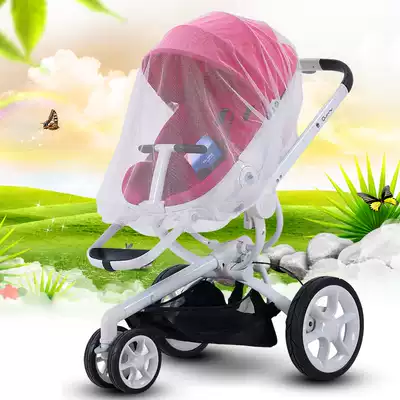 QUINNY cart special mosquito net yarn full cover all-inclusive high landscape cart universal mosquito net