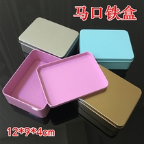 Heat shrinkable sheet iron box utensils tinplate storage box tool box candy box gift multi-color blowing Heat Shrinkable sheet