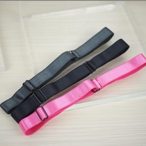 Professional adjustable sports hair belt wave silicone anti-slip satin yoga hair belt comfortable and short fluff