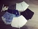 High-waisted breasted sexy ripped denim shorts for women with raw edges 2021 new summer style Korean style a-line hot pants wide-leg pants