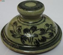 Yunnan Yuxi kiln Yuan blue and white jar lid