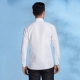 Áo sơ mi tuxedo nam phòng thu nam khóa cổ áo nhọn cổ áo màu sắc dài tay hiệu suất hợp xướng áo người lớn XL