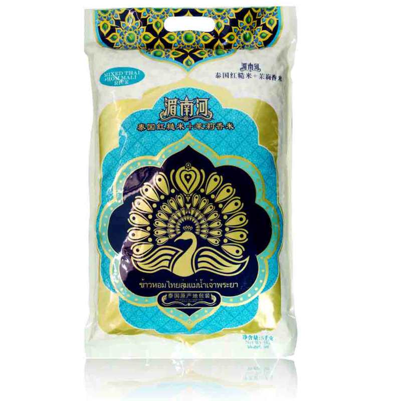 【苏宁易购】湄南河泰国红糙米+茉莉香米5kg 泰国原产地包装进口