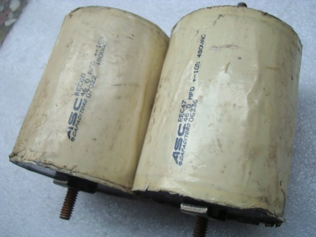 American ASC 480VAC 46UF generation 630V 47UF REC47 series bile machine filter coupling electrodeless capacitor