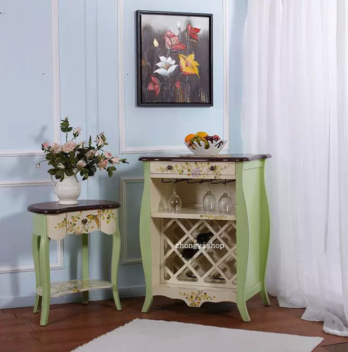 Export furniture Southeast Asian furniture Mediterranean furniture wine cabinet decoration cabinet