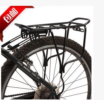 Bicycle shelves Mountain bike shelves Steel shelves Manned rear shelves Bicycle accessories equipment rear seat tail rack