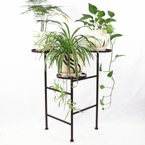 Simple flower rack Creative wrought iron floor-to-ceiling modern living room bedroom green radish chlorophyll flower pot rack display bag rack