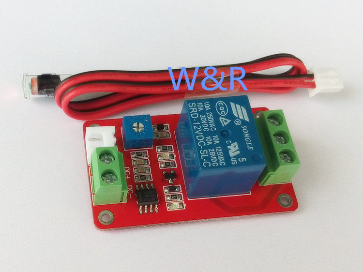 Photosynthetic Resistance Relay Control Module Light Control Switch 5V 12V optional