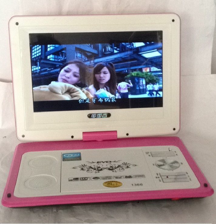 14 inch mobile DVD DVD Small TV All Read and play disc Charging vcd Cheap HD evd Portable CD