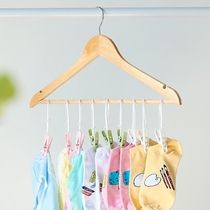 Underpants shelf clothes clip clotheser multifunctional windproof plastic photo rope clip home hanging 30