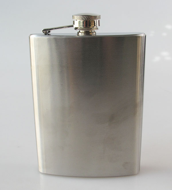 Wine jug Stainless steel scrub wine jug Portable 8 oz Wine utensils small wine jug hip flask