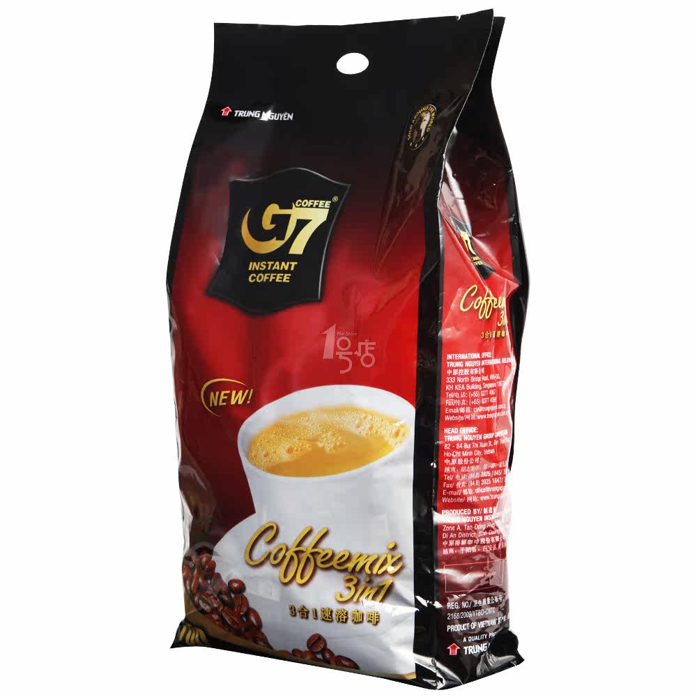 G7 三合一速溶咖啡 1.6kg（16g*100）越南
