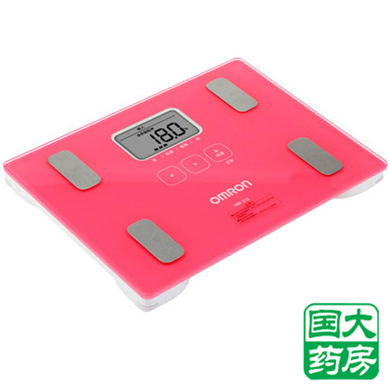 欧姆龙人体脂肪测量仪器HBF-212 智能身体电子秤体脂仪体重秤包邮