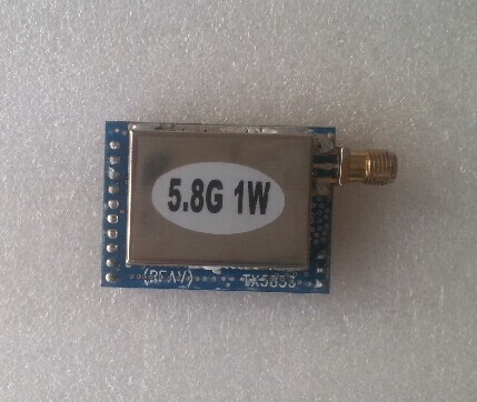 5 8G 1W wireless audio and video FPV aerial image transmission transmitter module wireless audio and video transmission AV module