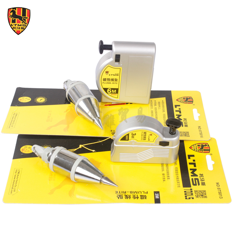 Vertical hammer decoration pendant magnetic wire hammer magnetic wire pendant pendant hammer automatic take-up measurement tool
