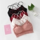 Sexy bên trong rỗng mở ngực chéo đẹp làm đẹp trở lại ống top chống ánh sáng ngắn chạy thể thao yoga đồ lót nữ