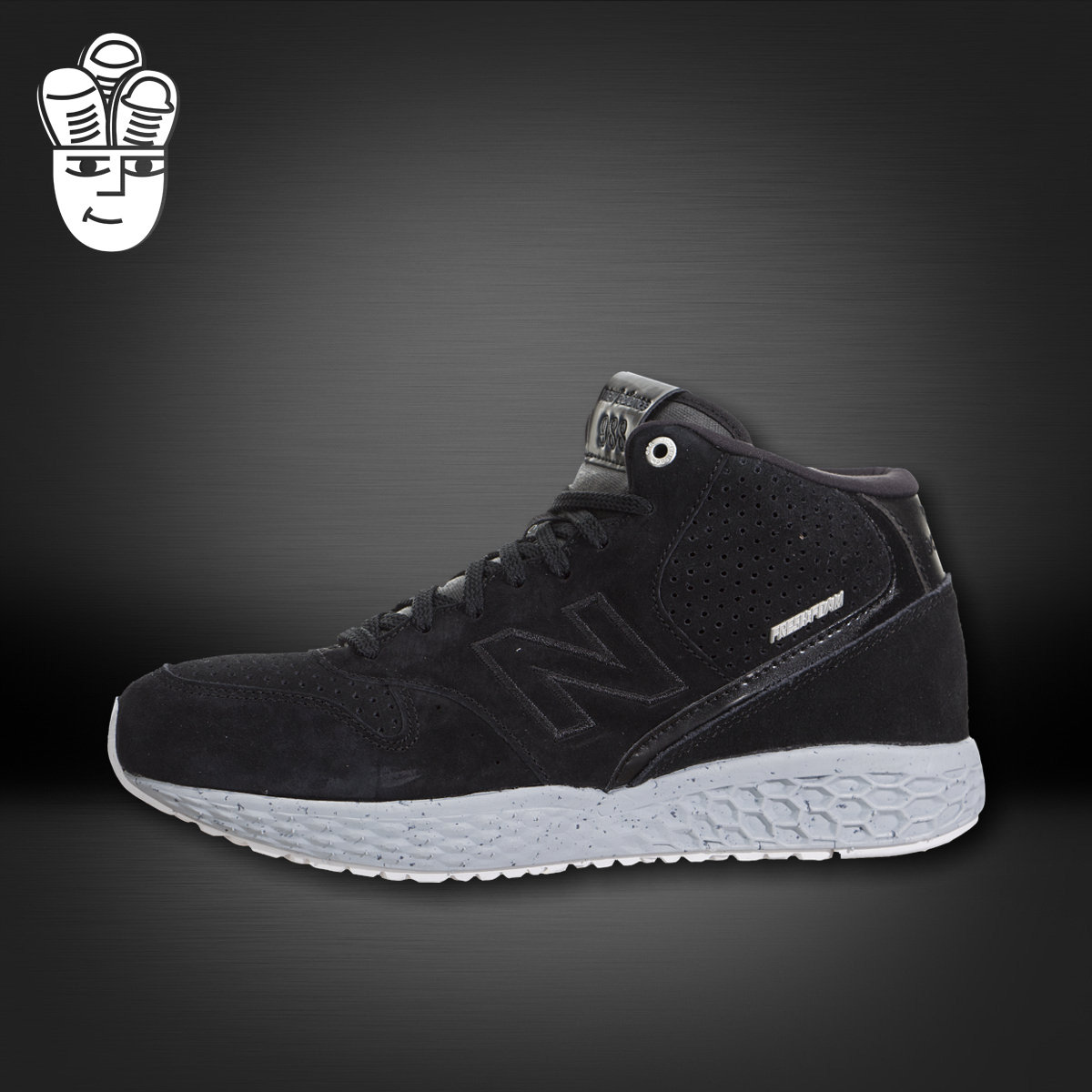 New Balance 988 NB男子高帮复古跑鞋 时尚运动休闲鞋 麂皮翻毛