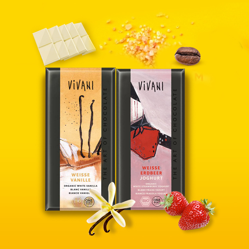 Vivani/维瓦尼艺术白巧克力2片套装