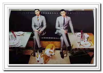 Huang Jingyu Xu Weizhou is addicted to Esquire publicity autographed photo type A