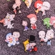 Cặp vợ chồng Nhật Bản Harajuku Cặp đôi dễ thương acrylic Trâm CP CP Nhân vật hoạt hình Pin Gói với Ngực - Trâm cài cài áo cao cấp Trâm cài
