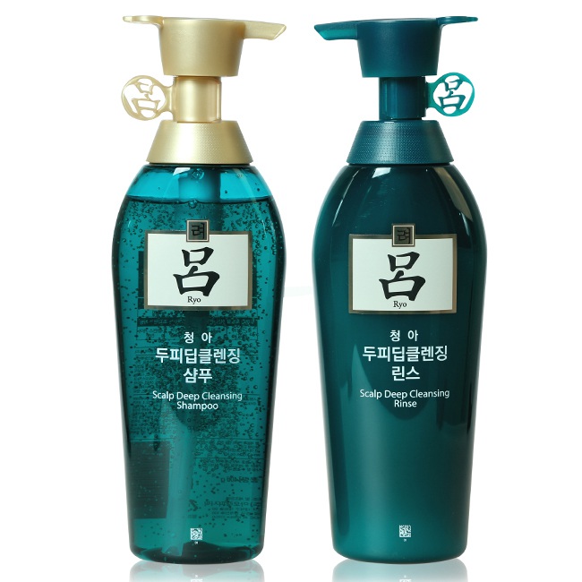 韩国RYOE绿吕洗发水+护发套装 防脱控油去屑养发450ml*2