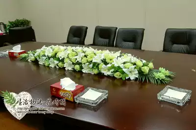 Silk flower simulation flower conference business placement flower table flower office fake flower table flower arrangement
