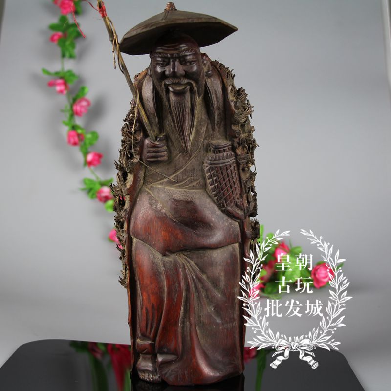 古董木雕笔筒：竹雕十八罗汉的魅力-竹雕/竹制品-淘宝好物网