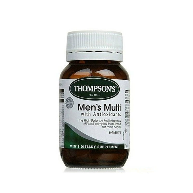 Thompson's男性综合维生素60粒 抗疲劳抵抗力 新西兰直邮