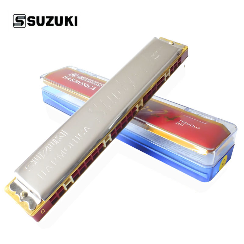 suzuki Study-24 24-hole Polyphonic Harmonica