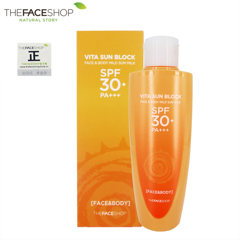 The Face Shop 防晒霜 活力骄阳水润清透防晒乳SPF30+/PA+++120ML
