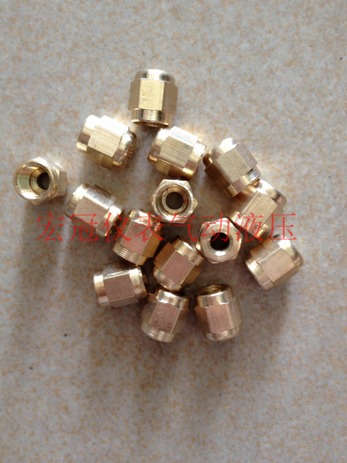 Nut joint PN-4 (4 cm screw cap) 4MM tubing cover type nut nut oil tubing press cap lubricating pump cutting sleeve