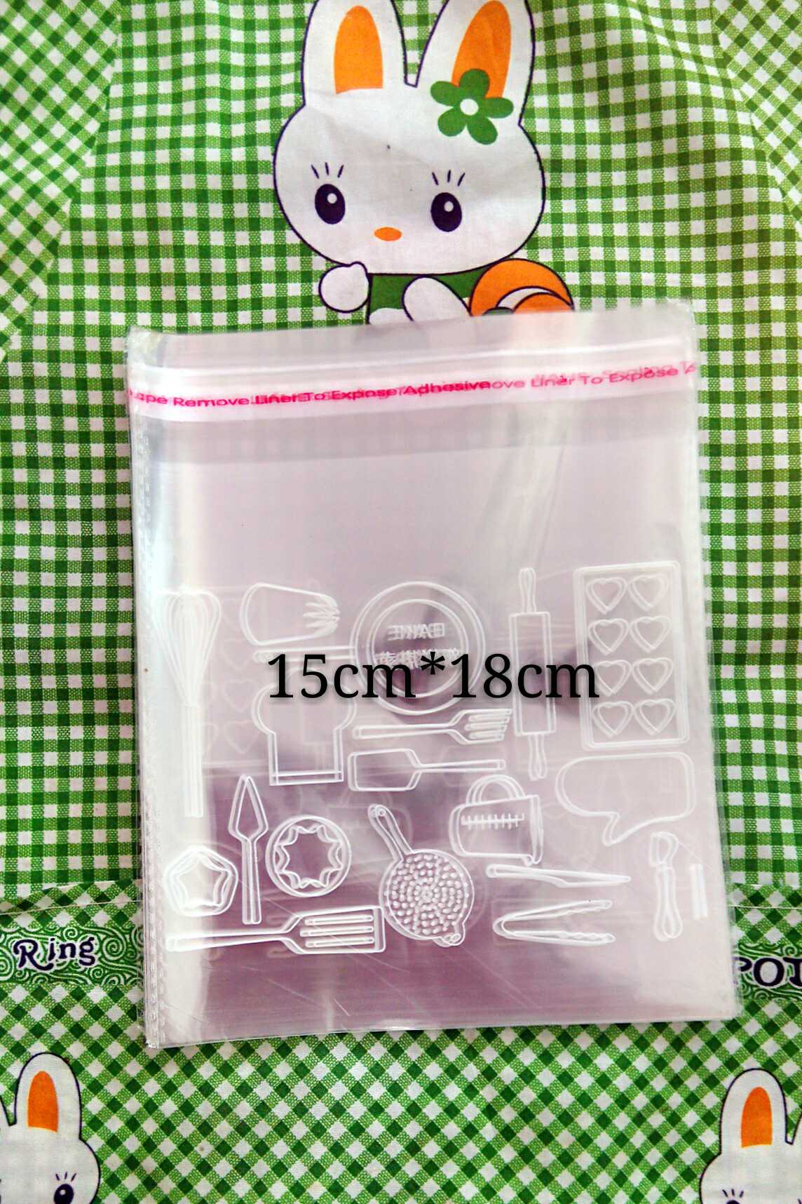 15x18 Fresh Hot Sale Self-Adhesive Self-Sealing Pocket Biscuit Bag West Point Bag Food Packaging Bag 800 Pcs
