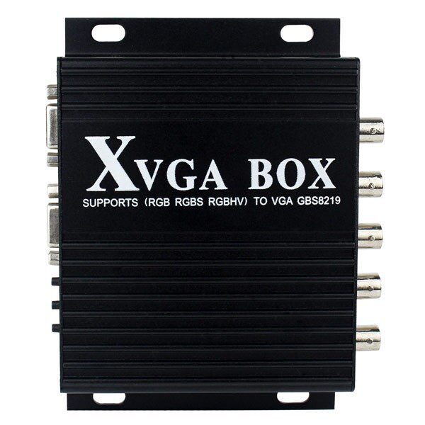 Special offer XVGA BOX RGB to VGA GBS8219 converter repair modified CRT LCD display