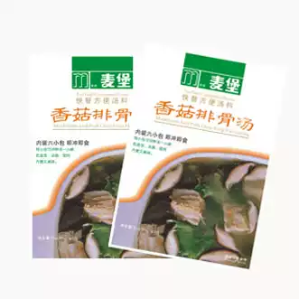 Mushroom ribs soup vegetable soup egg soup boiled water brewing McFort brand 6 small bags any 10 bags