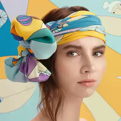 Ptah Atum fashion stitching abstract design Mulberry Silk Silk Silk big square scarf scarf