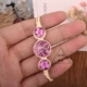 Phong cảnh vòng tay Sen Girl Hoa vĩnh cửu Hoa thật tổng hợp Vòng tay nóng Thời gian Gem Daffodil vong deo tay Vòng đeo tay Clasp
