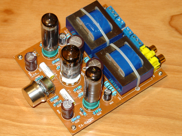 12AT7-12AX7 or 6N2 push 6AQ5 vacuum tube single-ended class A small bile machine audiophile bile machine amplifier board