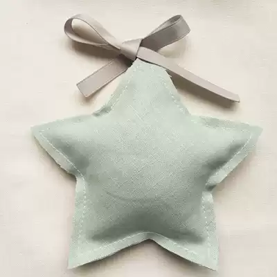 In Green Creative Little Star Mint Green cotton Pendant