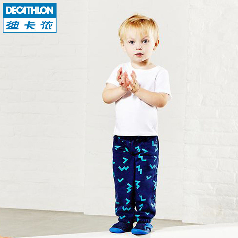 迪卡侬 童装婴儿T恤夏纯全棉短袖圆领多色0-4岁宝宝 DOMYOS BB