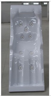 Swimming Pool Hydrotherapy Equipment Acrylic Massage Water Bed 9 11 Mouth Water Bed Reclining Massage Bed Pool Massage