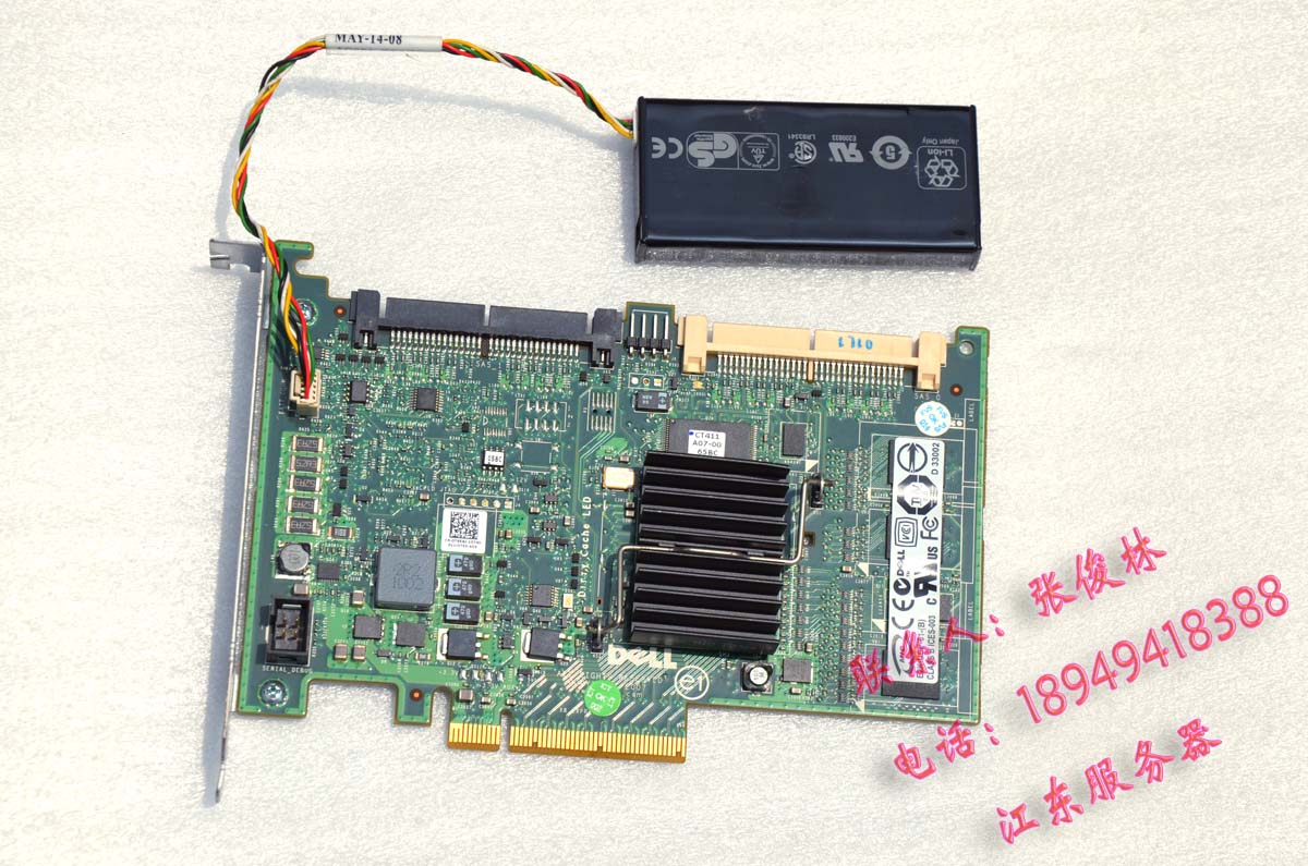 DELL 6I array card 8-port SAS SATA array card 256M cache compatible desktop T774H WY335