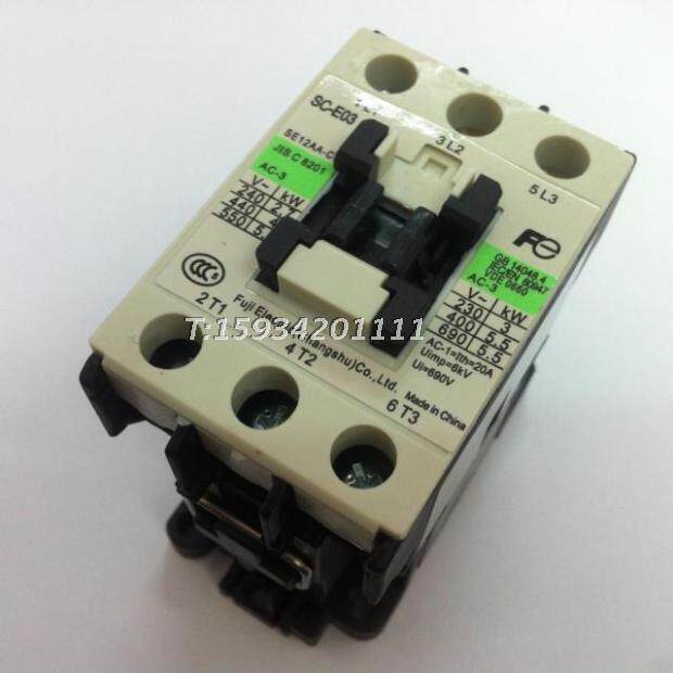Changshu Fuji AC contactor SC-E03 SC-E03P 12A AC220V contactors-Taobao