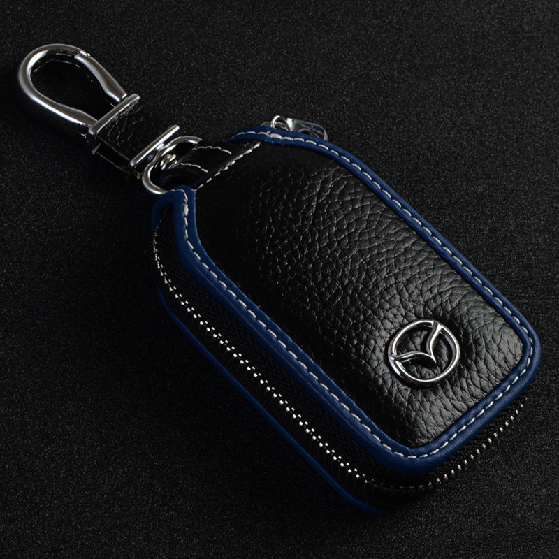 马自达真皮钥匙包马2马3马6马8CX-7CX-5睿翼昂克赛拉阿特兹钥匙套